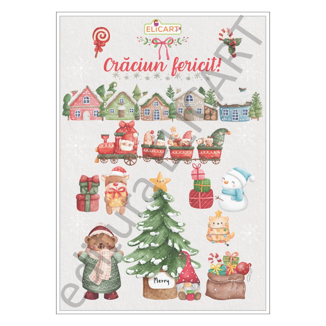 Poster decorativ de Crăciun