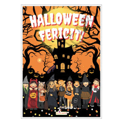 Poster cu tematică de Halloween