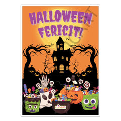 Poster cu tematică de Halloween