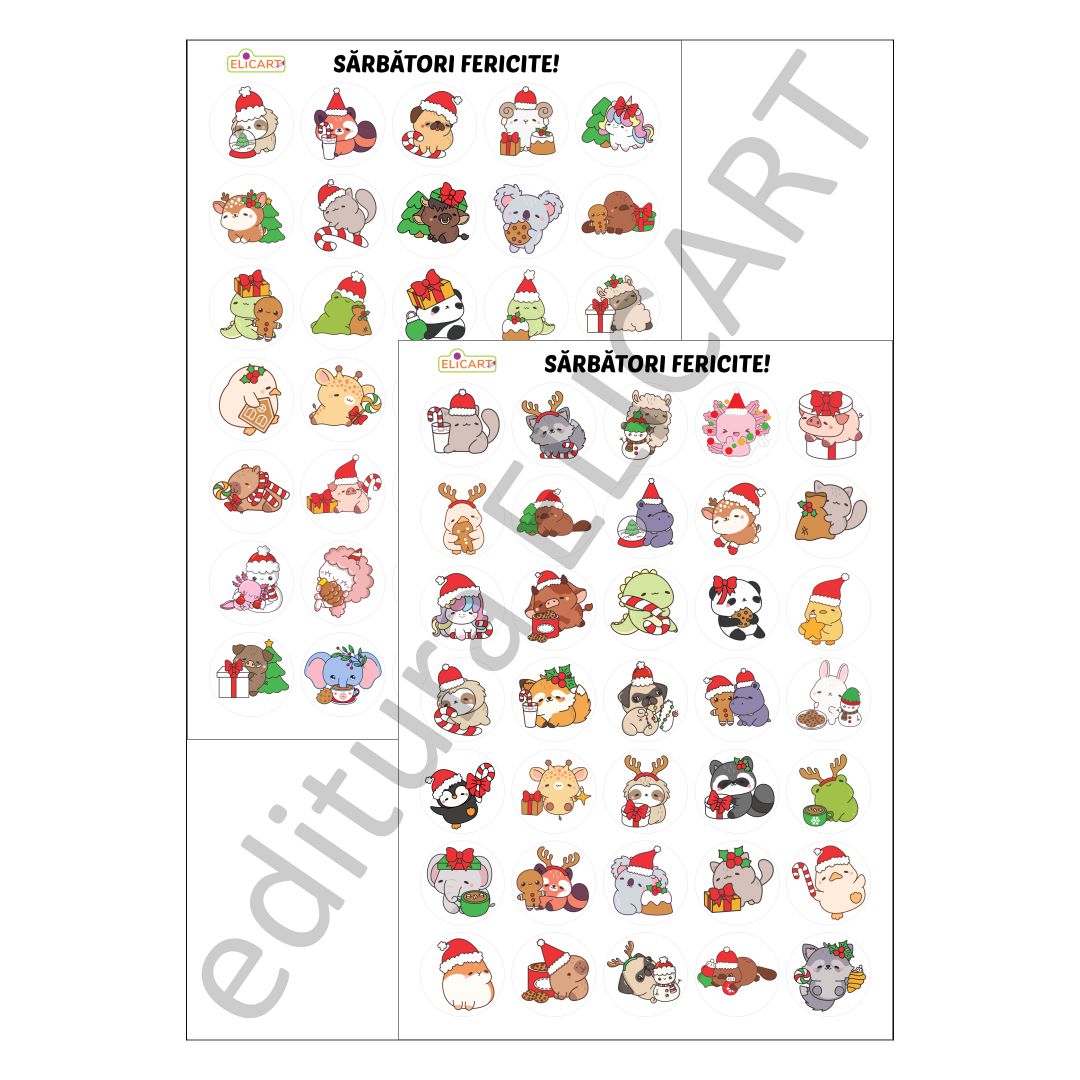 Set autocolante sărbători