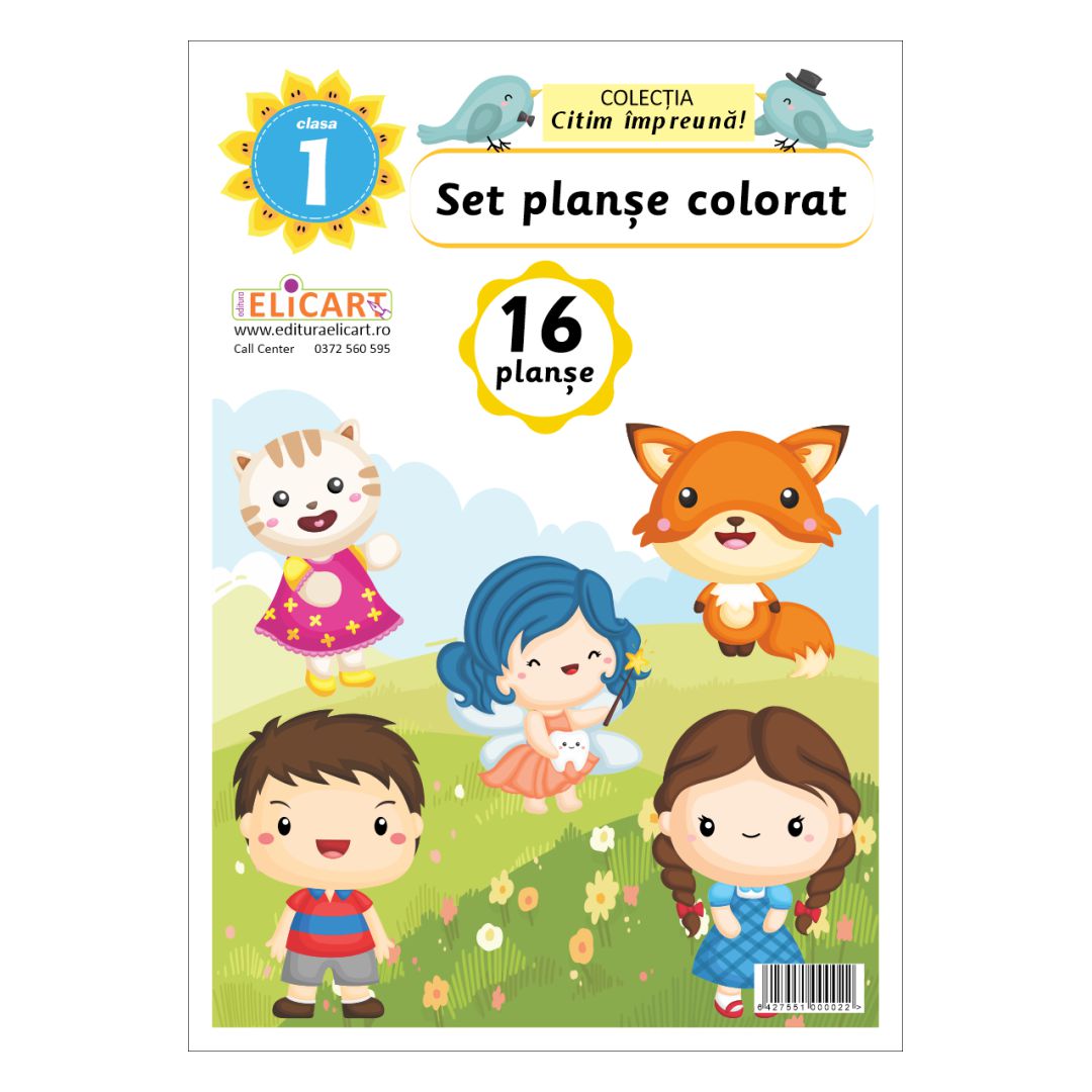 Set planșe colorat pentru clasa 1