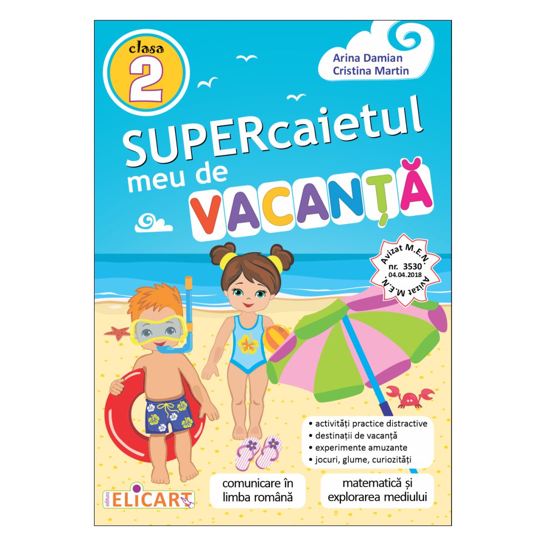 Supercaietul meu de vacanță clasa 2